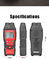 Schwarzes und rotes hölzernes Hygrometer Digital, Pin Moisture Meter For Wood